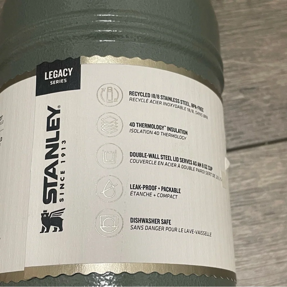 Stanley The Artisan Collection Thermal Food Jar 27 oz. Hammertone Green NEW